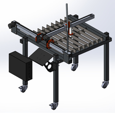 Taglierina per il taglio di metalli del plasma di CNC della tabella 1.2m di CNC di SNR piccola per inossidabile
